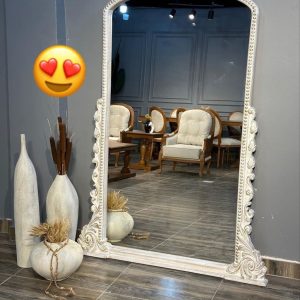 آینه قدی چوبی منبت سایز ۹۰در۱۹۰