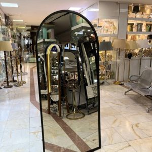 آینه قدی فلزی گنبدی ساده سایز ۸۰در ۱۸۰